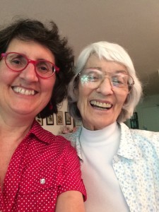 Sherry Boschert with Bernice Sandler, the "godmother" of Title IX.