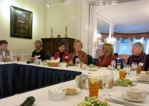 Foremothers of Title IX gather at a luncheon reunion at the National Woman's Democratic Club in Washington, D.C., Jan. 26, 2015.