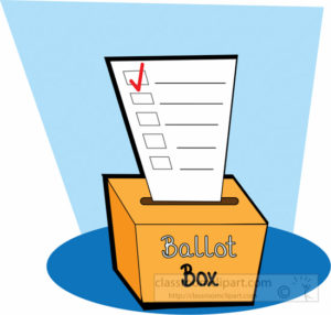 Ballot Box With Ballot