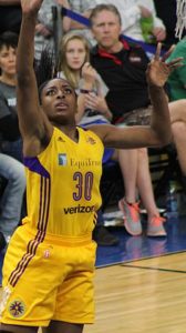 Former Stanford star Nneka Ogwumike led her team in the 2016 WNBA finals and was league MVP. (Courtesy Wikimedia/SusanLesch/Creative Commons)